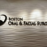 Office tour logo on wall 