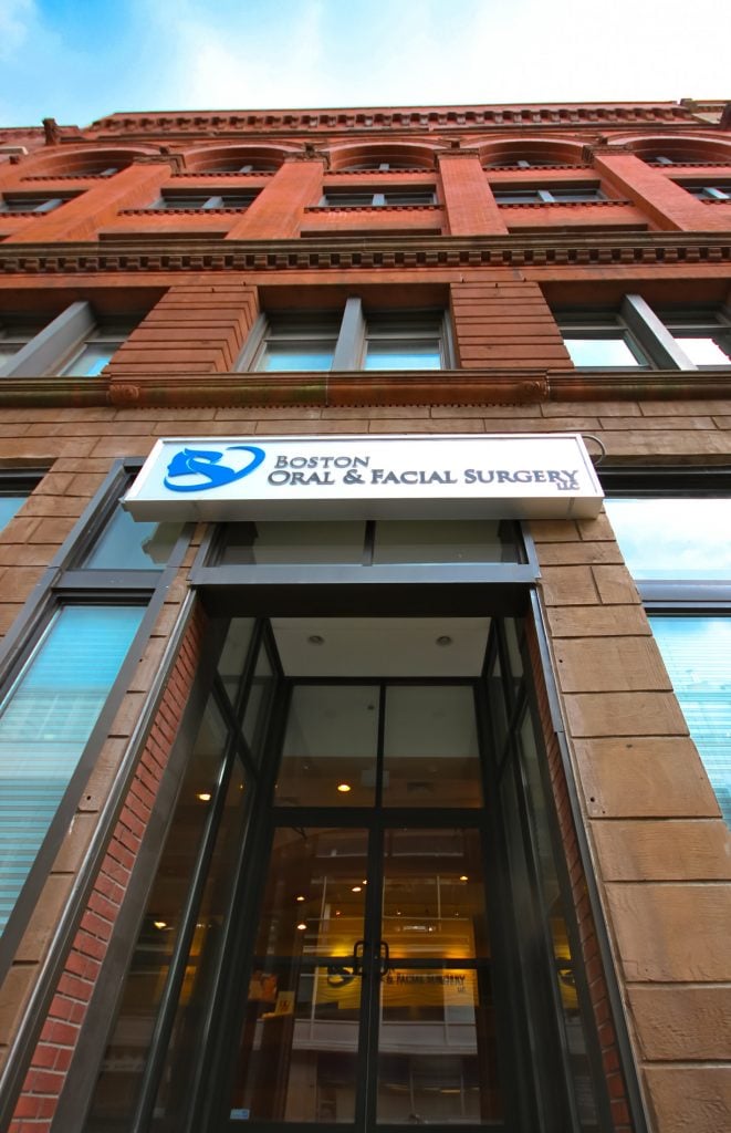 Office tour outside entrance 